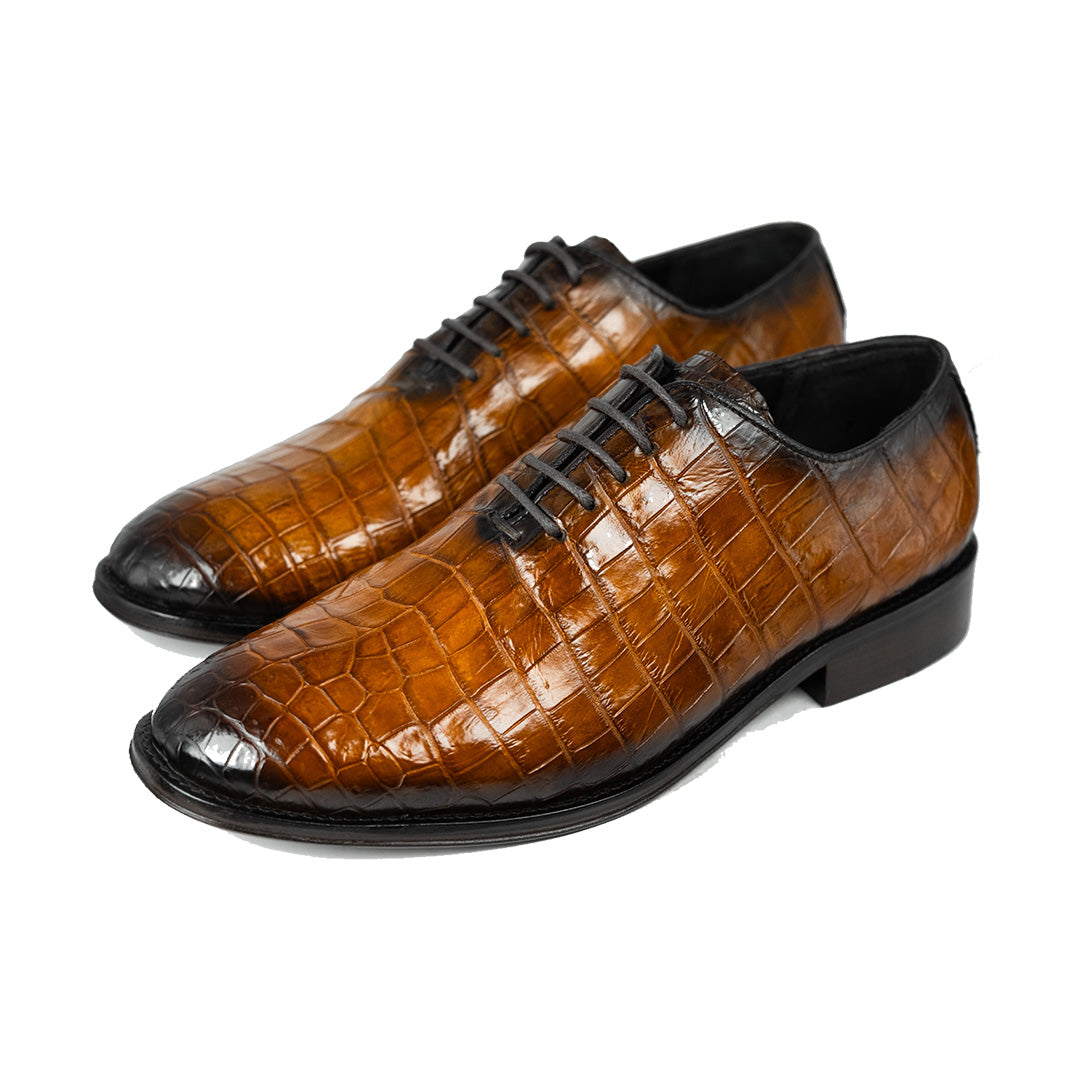 LIGHT BROWN CROCO HUGO