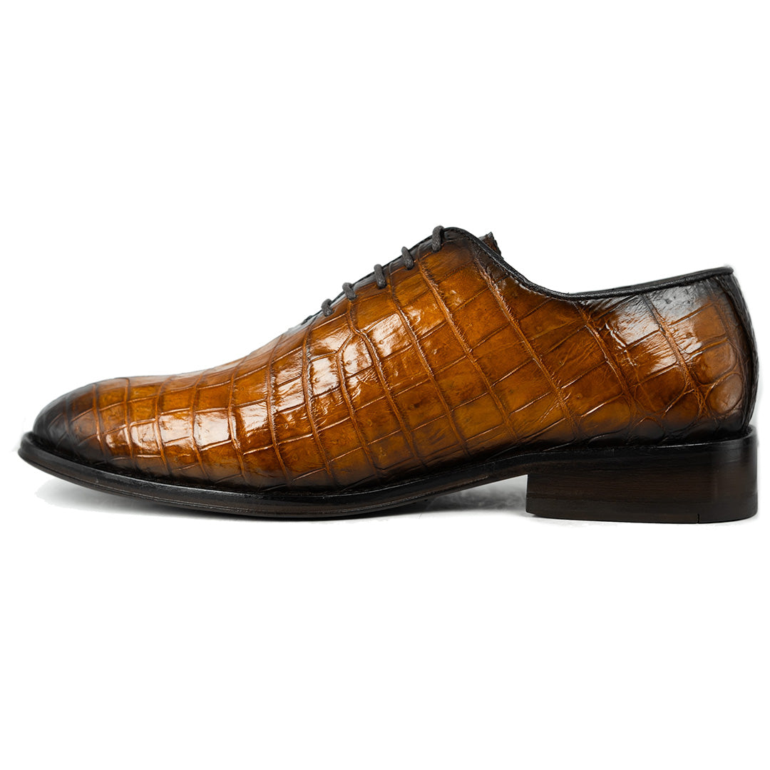 LIGHT BROWN CROCO HUGO