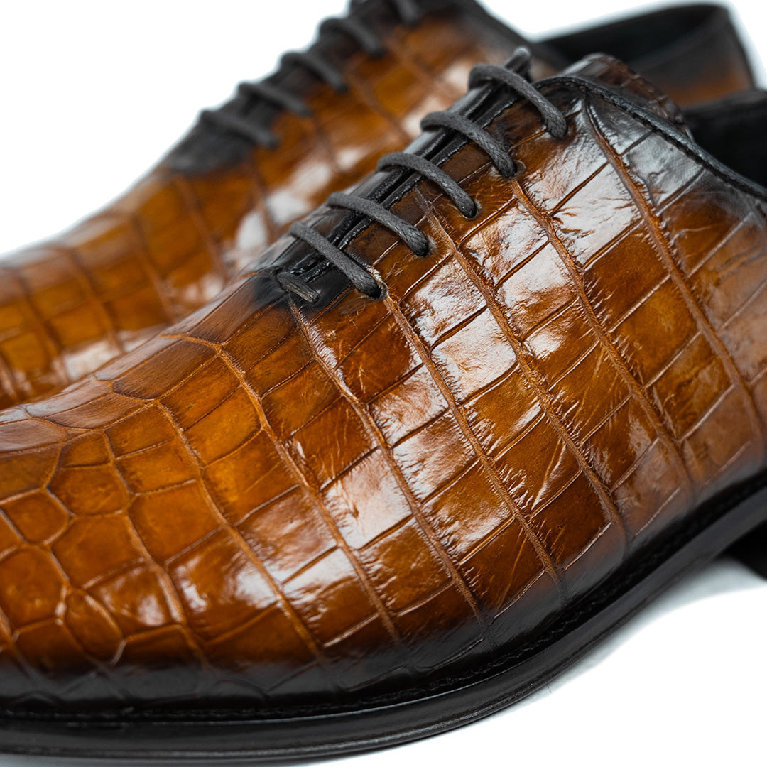 LIGHT BROWN CROCO HUGO