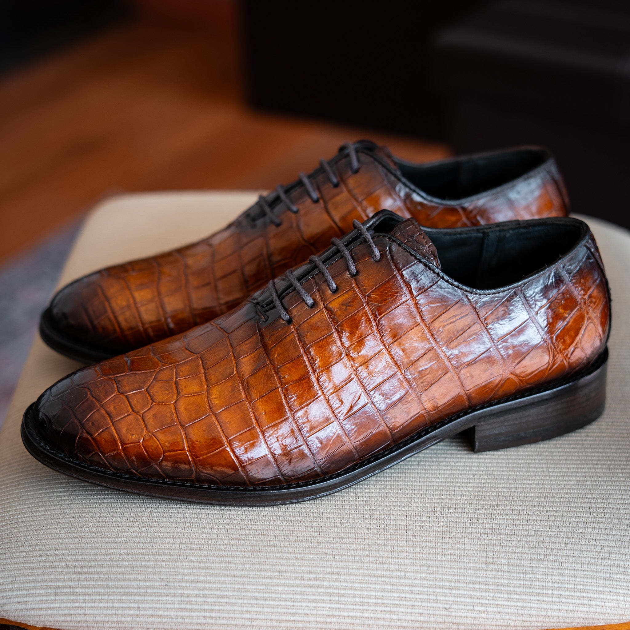 LIGHT BROWN CROCO HUGO