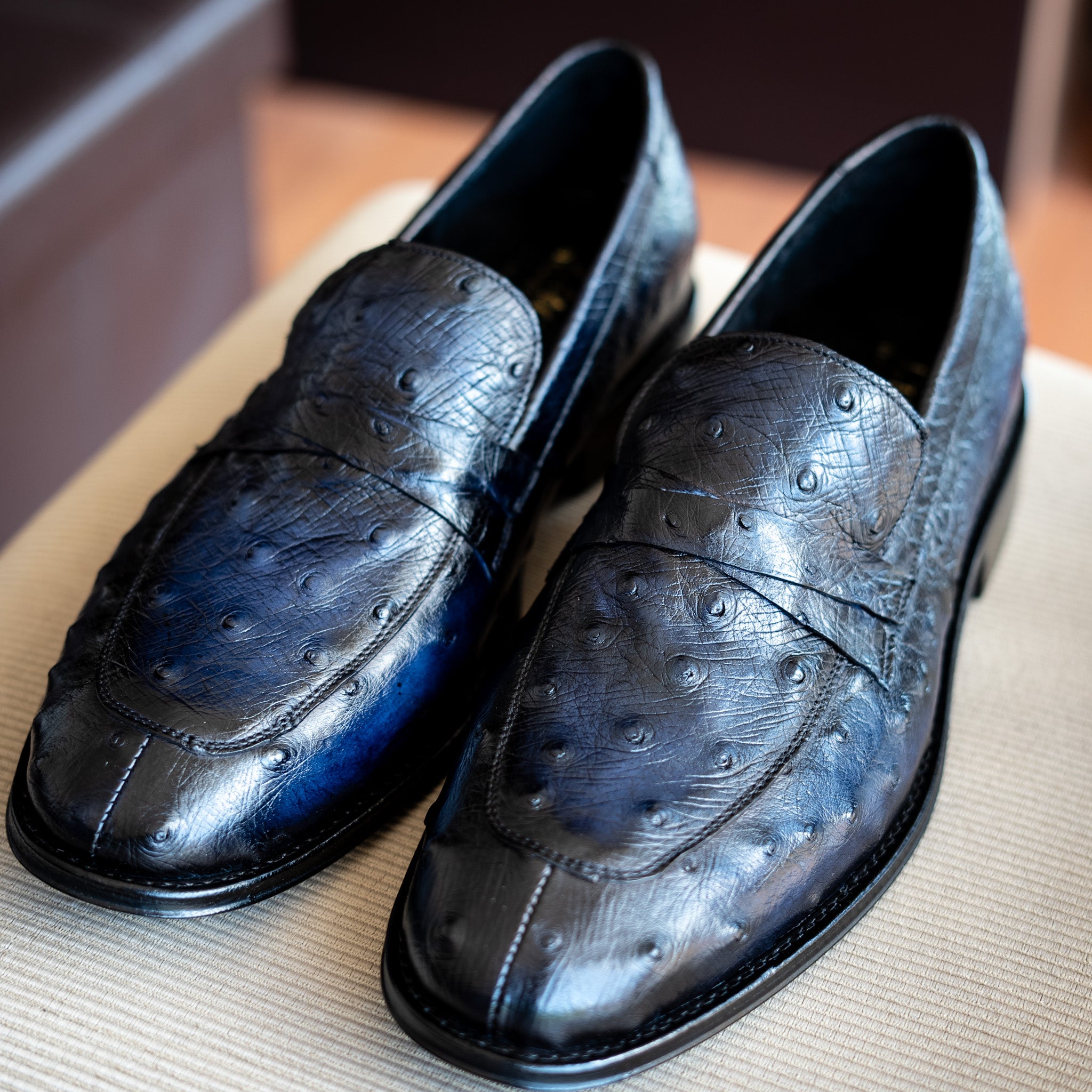 BLUE OSTRICH LEONARDO