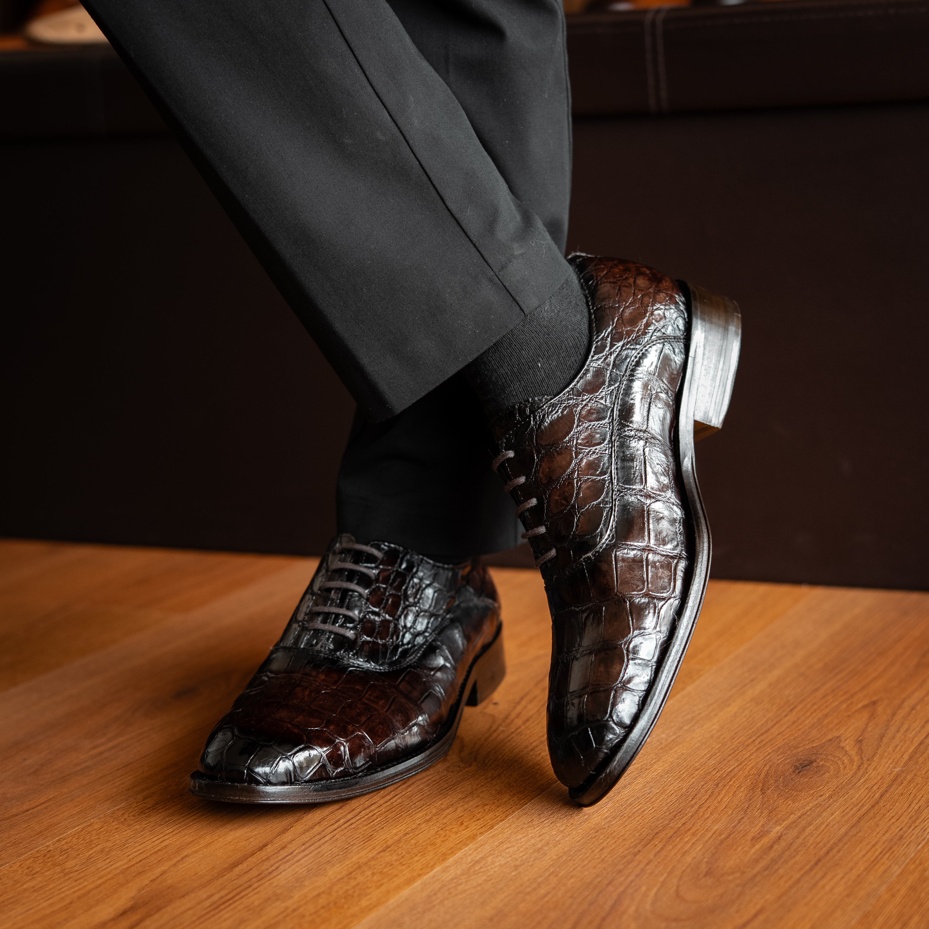 BROWN CROCO ALEXANDER