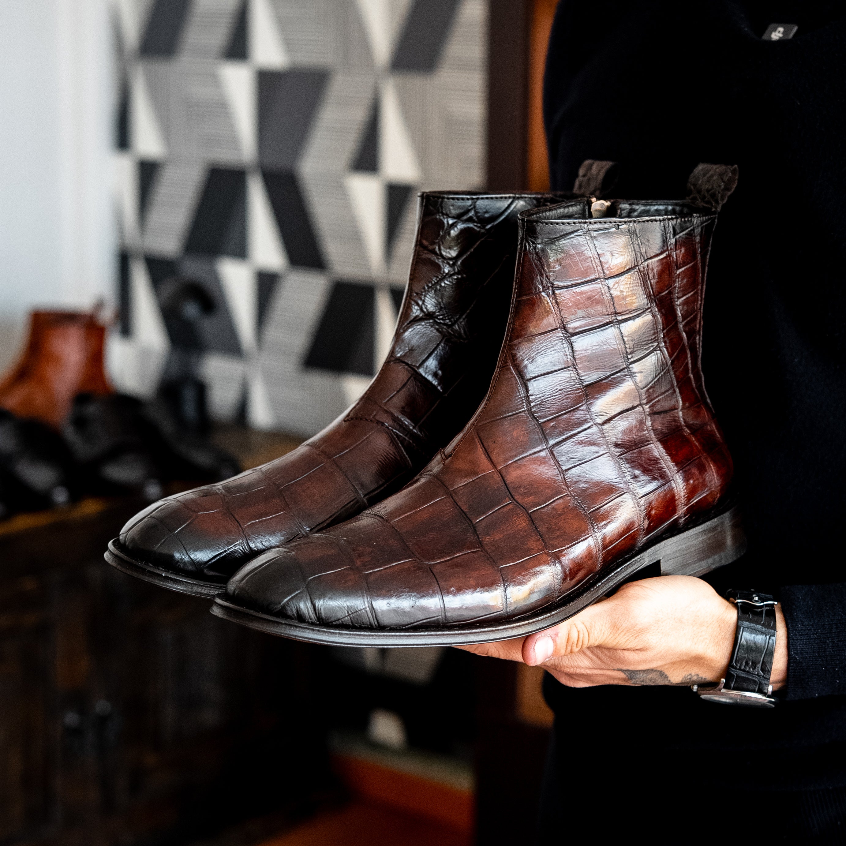 BROWN CROCO VIKTOR