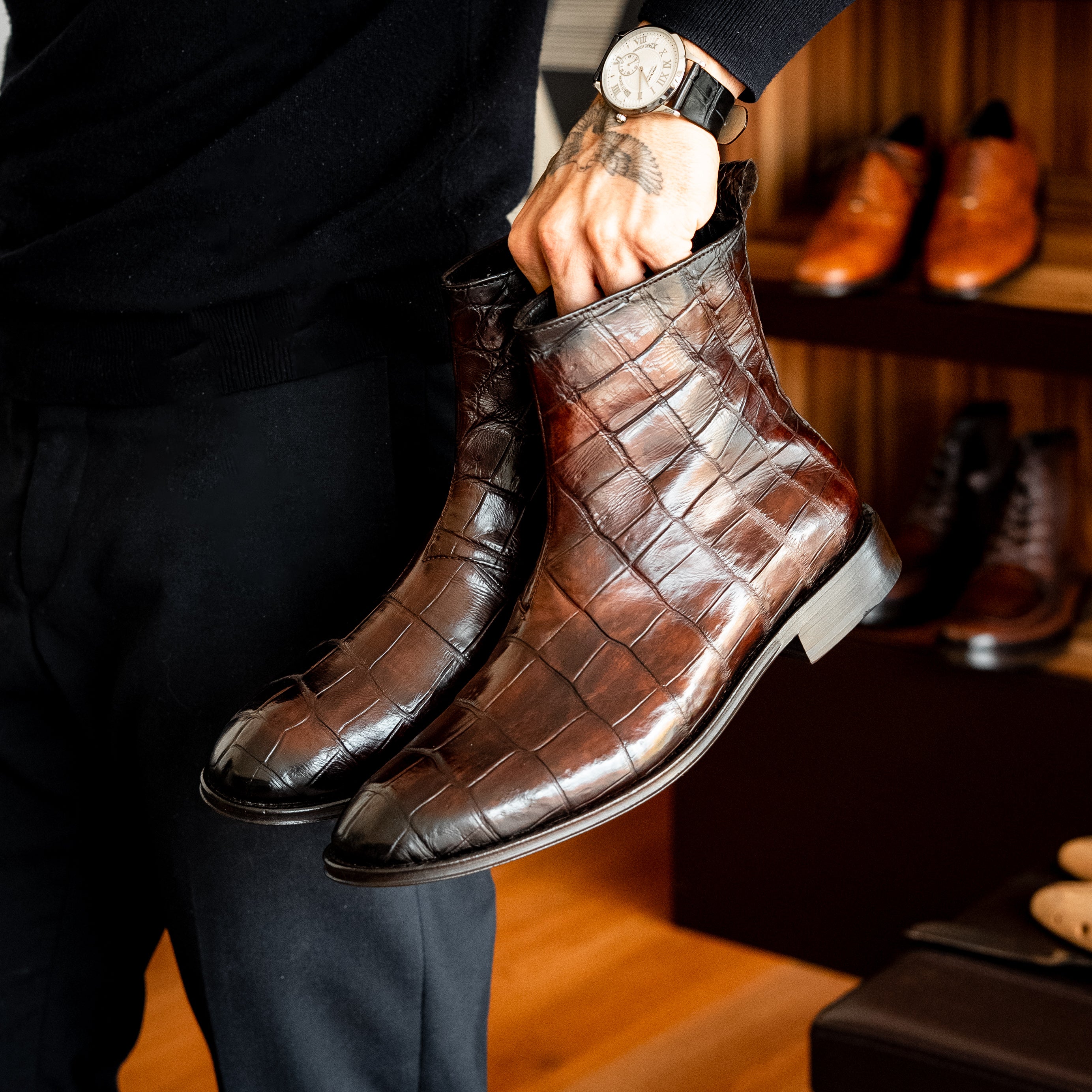BROWN CROCO VIKTOR