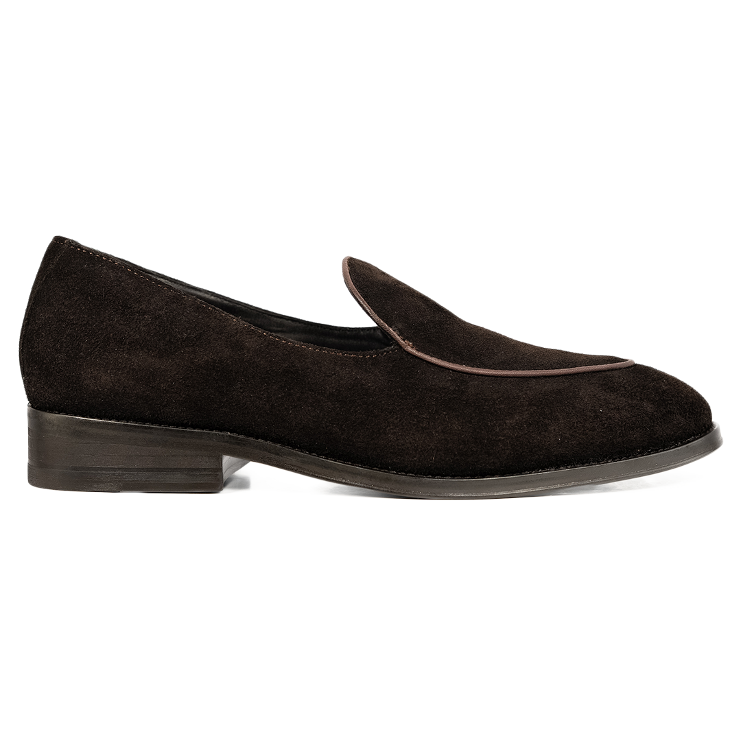 BROWN CROCO & SUEDE AXEL
