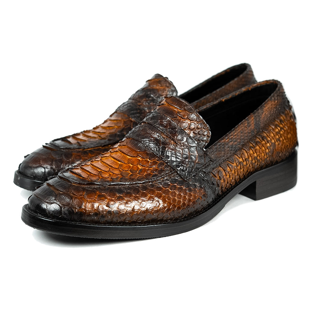 LIGHT BROWN PYTHON MASSIMO