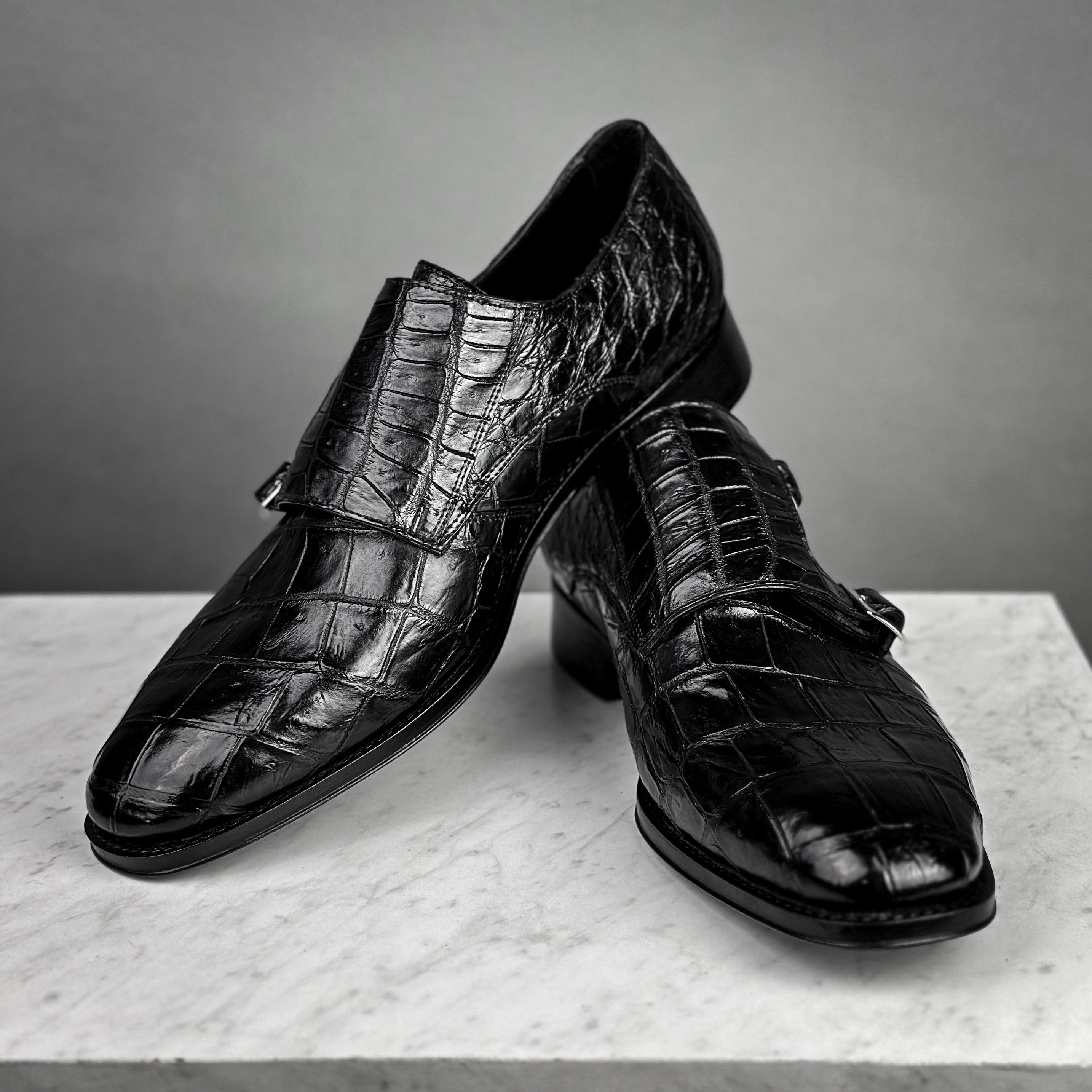 BLACK CROCO XAVIER