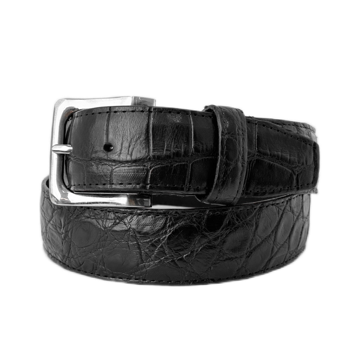 BLACK CROCO BELT