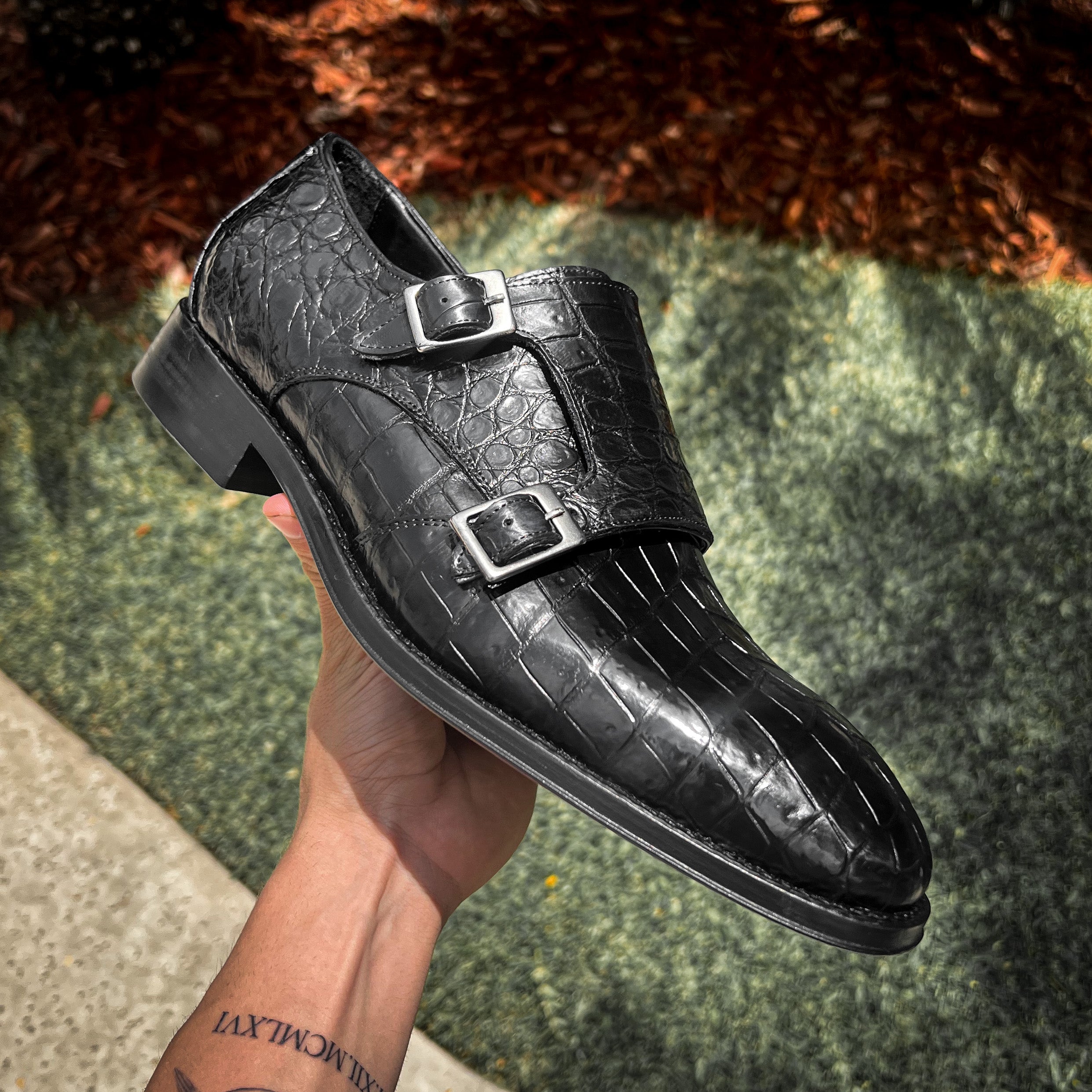BLACK CROCO XAVIER